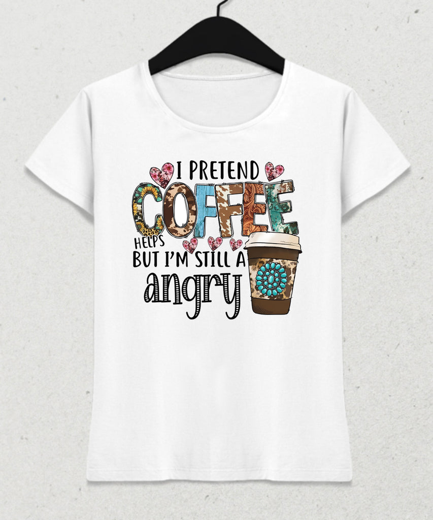Coffee kadın tişört