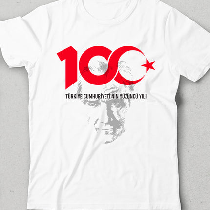 Atatürk ve Cumhuriyet 100.yıl çocuk tişört