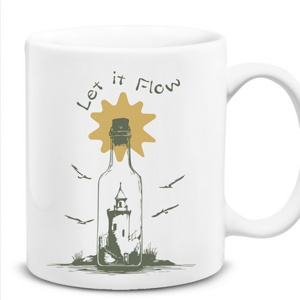 Let It Flow Kahve Kupası / Let It Flow Mug - basmatik.com