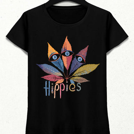 HIPPIES Kadın Kısa Kol Tişört
