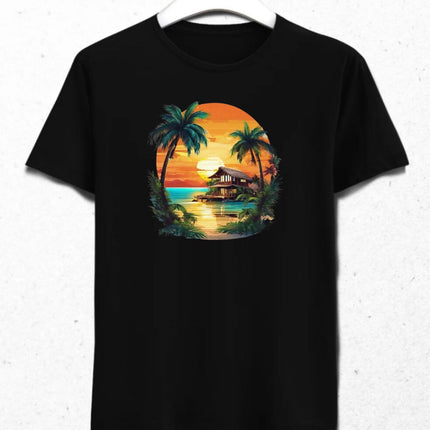 Gün Batımı Erkek Tişört