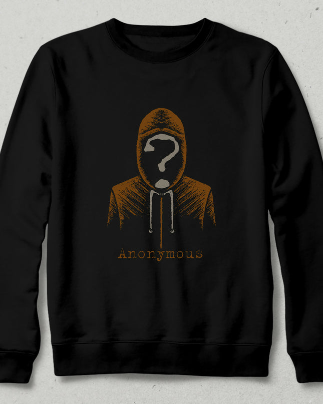 ANONYMOUS Sweatshirt - Kapşonsuz