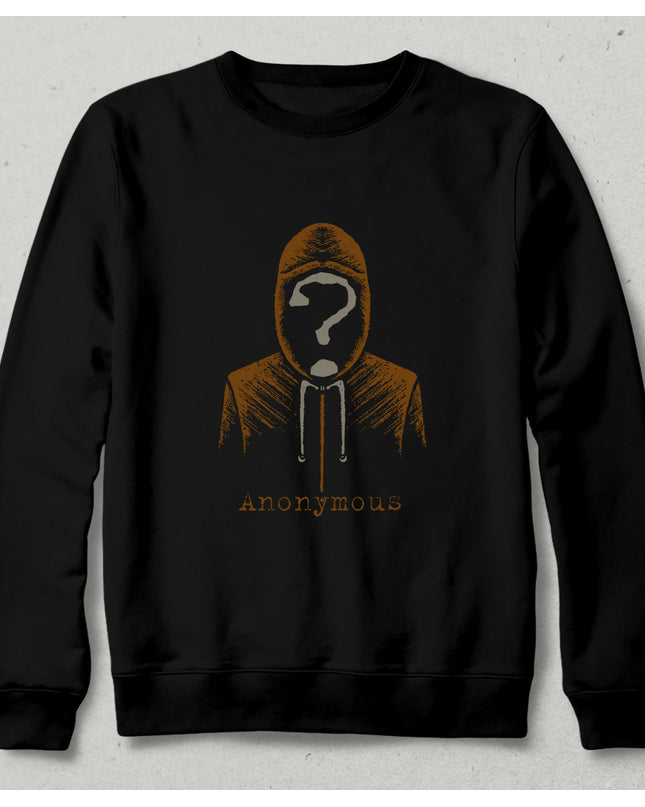ANONYMOUS Sweatshirt - Kapşonsuz