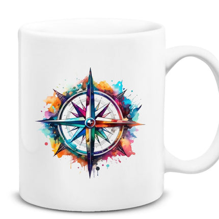 Colorful Compass Mug 