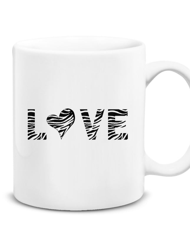 Zebra Desenli Kupa Bardak