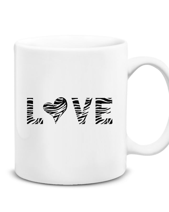 Zebra Desenli Kupa Bardak