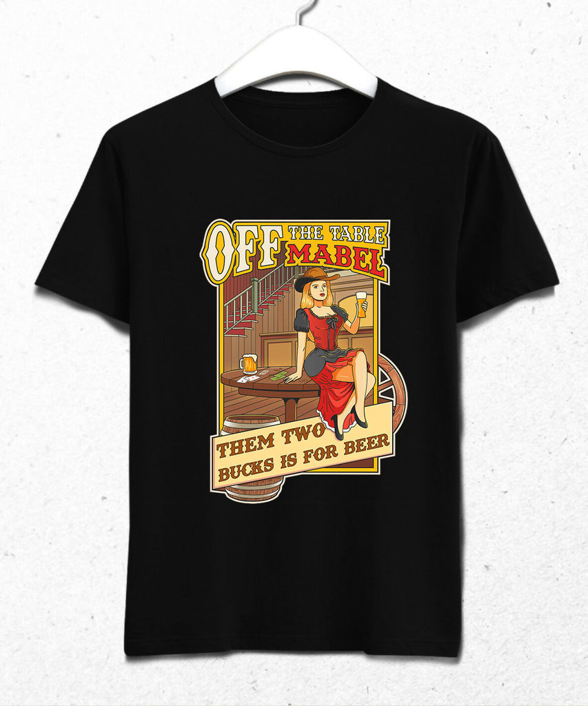 Vintage Poster, Wild West Erkek Tişört