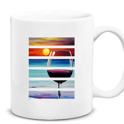 Wine Glass Mug 