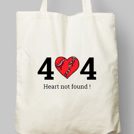 404 Heart Not Found Bez Çanta