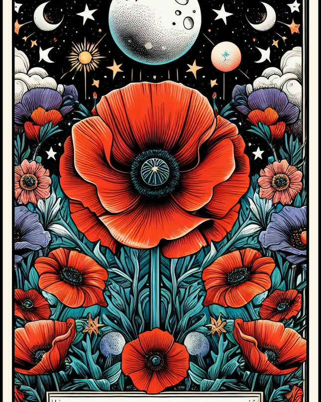 Tarot Kartı Tematik T-shirt 24