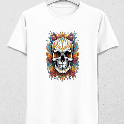 Renkli Kuru Kafa Erkek Tişört