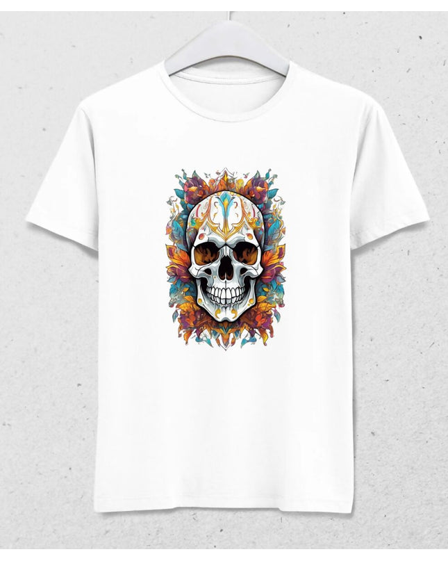 Renkli Kuru Kafa Erkek Tişört