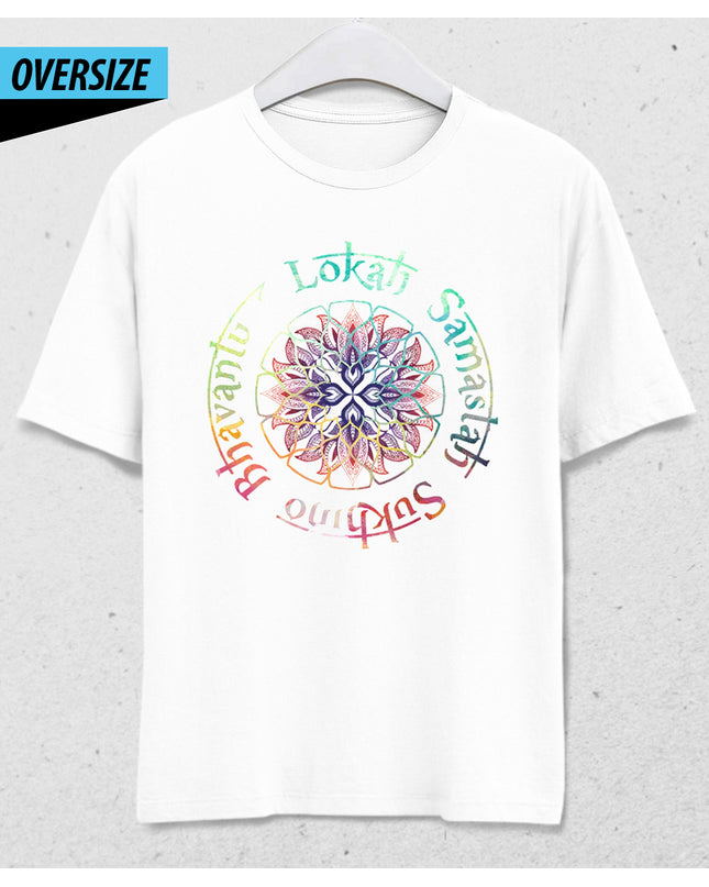 Lokah yoga oversize tişört