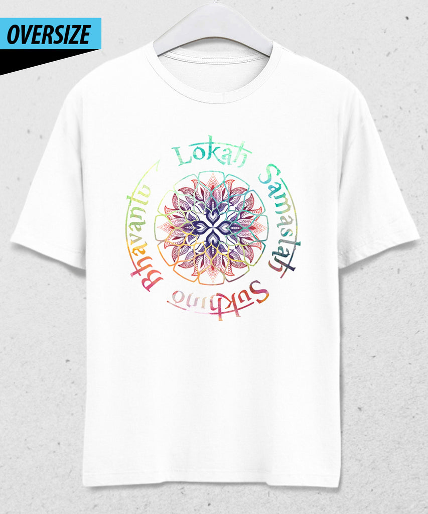 Lokah yoga oversize tişört