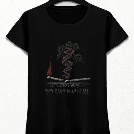 BURN Tişört - Kadın Kısa Kol