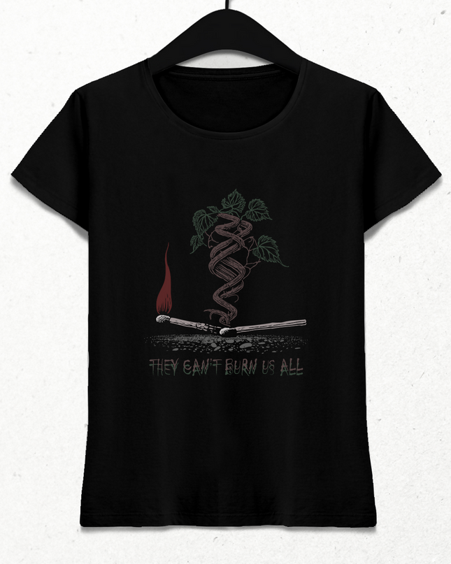 BURN Tişört - Kadın Kısa Kol