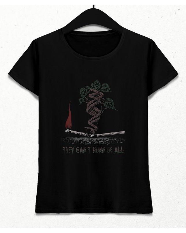 BURN Tişört - Kadın Kısa Kol