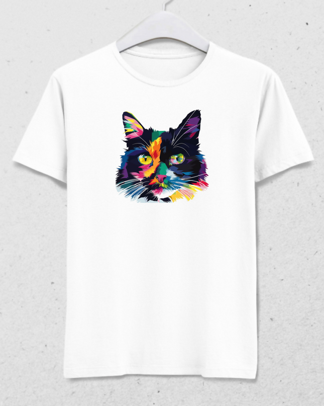 Colorful Cat Pop Art - Men's T-Shirt