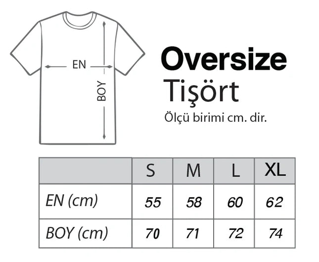 Be happy oversize tişört
