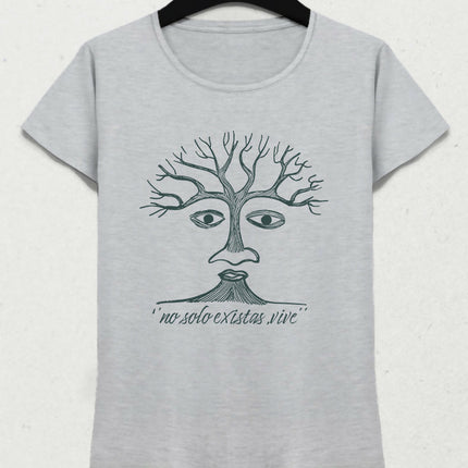 EXISTAS KADIN GRİ TİŞÖRT