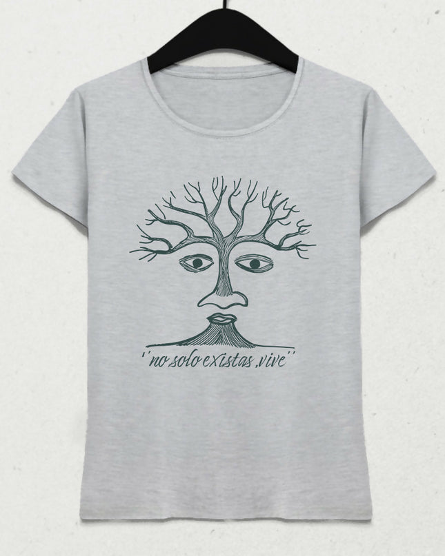 EXISTAS KADIN GRİ TİŞÖRT