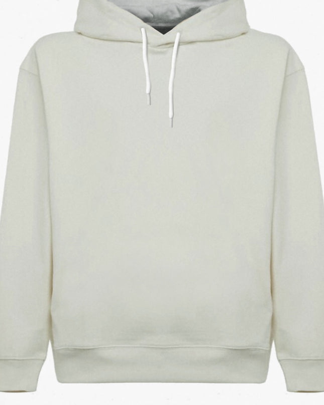 specially designed hooded white sweatshirt 