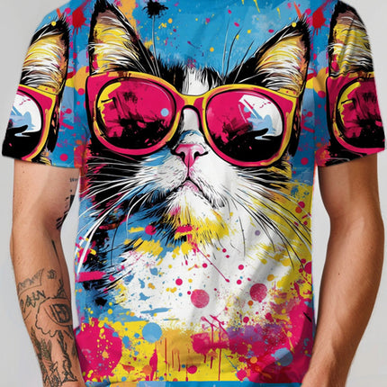 Kişiye özel her tarafı baskılı erkek tişört