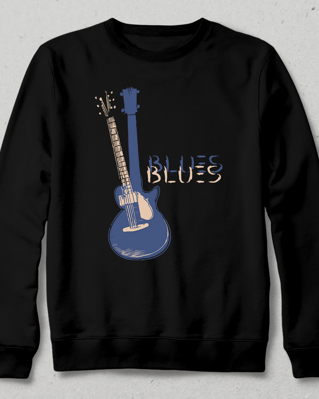 BLUES Sweatshirt - Kapşonsuz