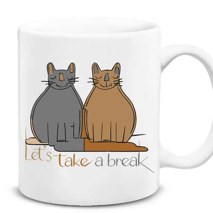 Take a Break Düz Kupa Bardak