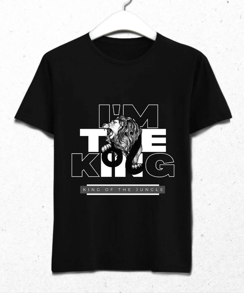 Black | I'M THE KING | Men's T-shirt