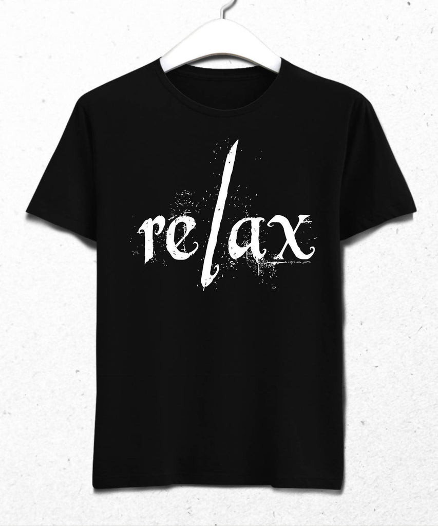 Relax Erkek Siyah Tişört - basmatik.com