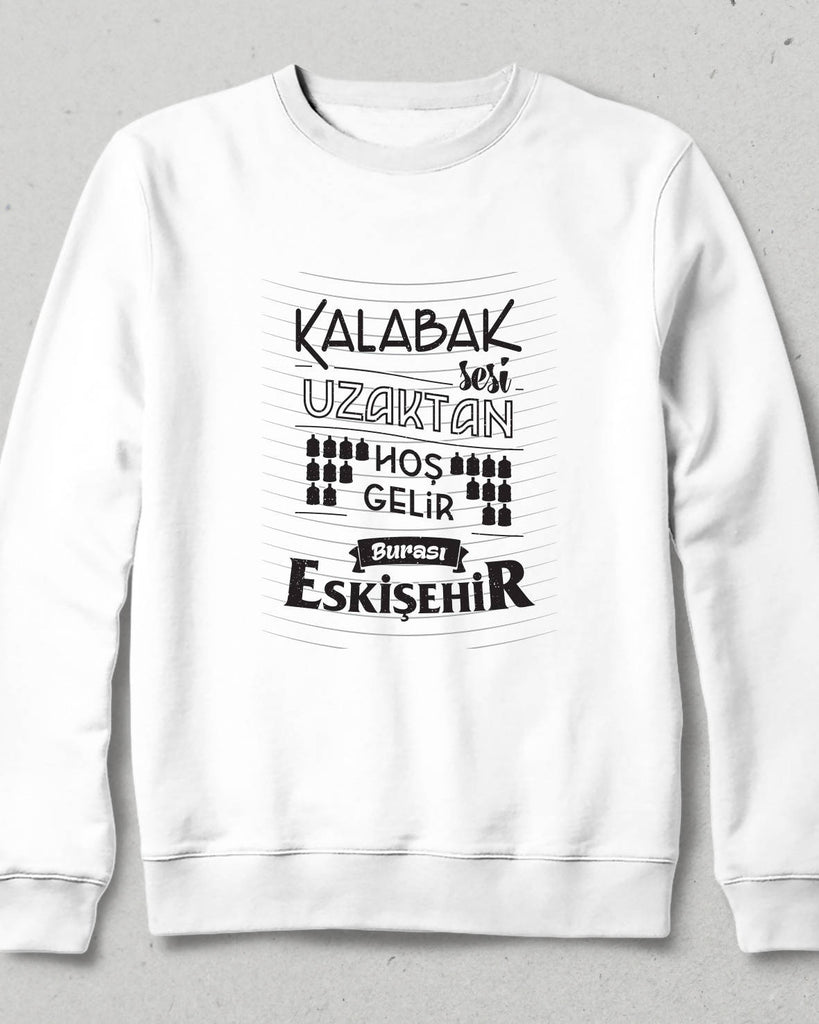 Kapüşonsuz Sweatshirt - Burası Eskişehir - 4 - basmatik.com