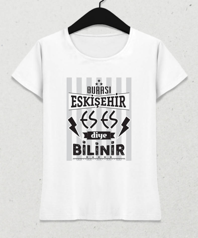Burası Eskişehir - 6 / Kadın Tshirt - basmatik.com