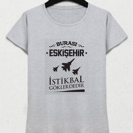 Burası Eskişehir - 7 / Kadın Tshirt - basmatik.com
