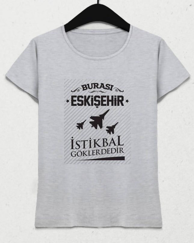 Burası Eskişehir - 7 / Kadın Tshirt - basmatik.com
