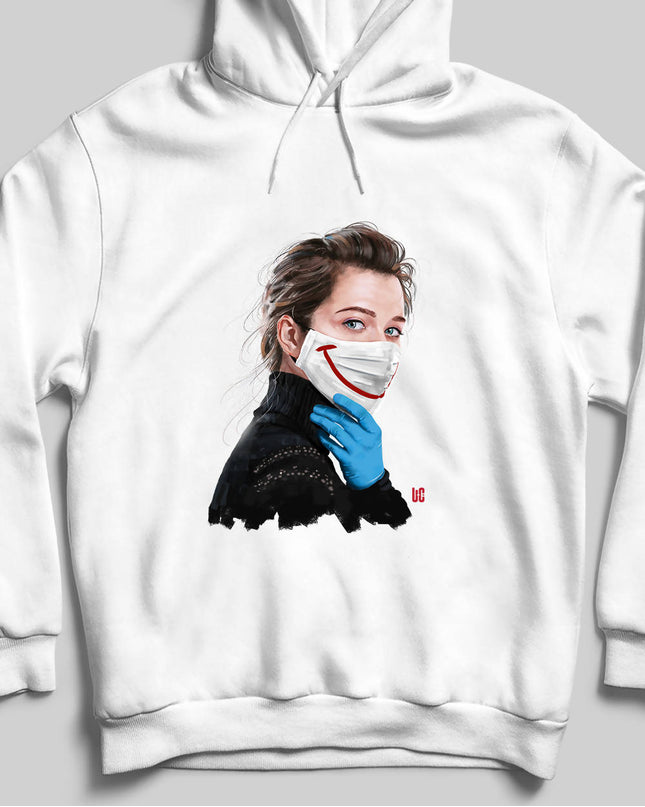 Kapüşonlu Sweatshirt - Bitter Smile - basmatik.com