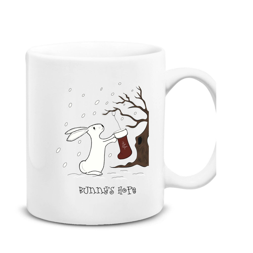 Rabbit's Hope Christmas Mug 