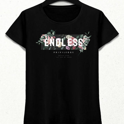 Endless Kadın Streetwear Tasarım T-shirt