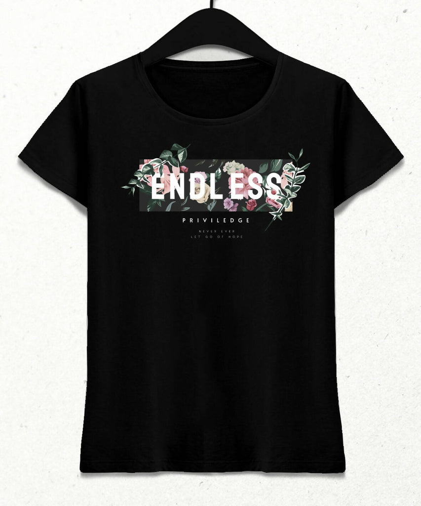 Endless Kadın Streetwear Tasarım T-shirt
