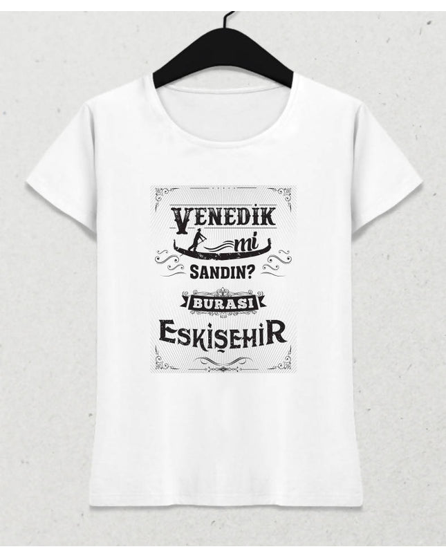 Burası Eskişehir - 1 / Kadın Tshirt - basmatik.com