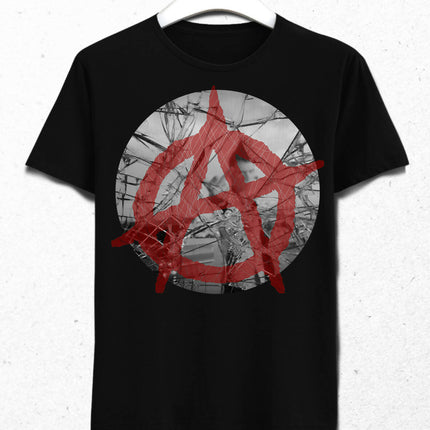 Anarşi Erkek Siyah Tişört