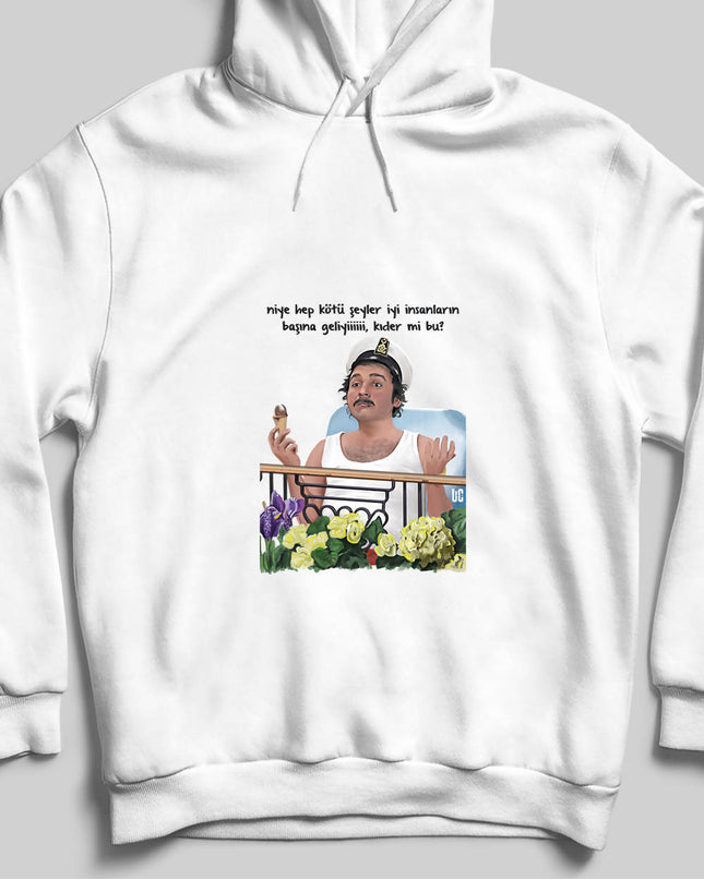 Kapüşonlu Sweatshirt - Burhan Altıntop - basmatik.com