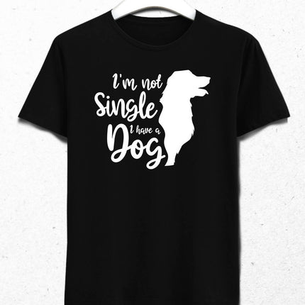 I HAVE A DOG - MEN'S T-SHIRT - BLACK