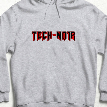 Tech-Noir Hooded Sweatshirt