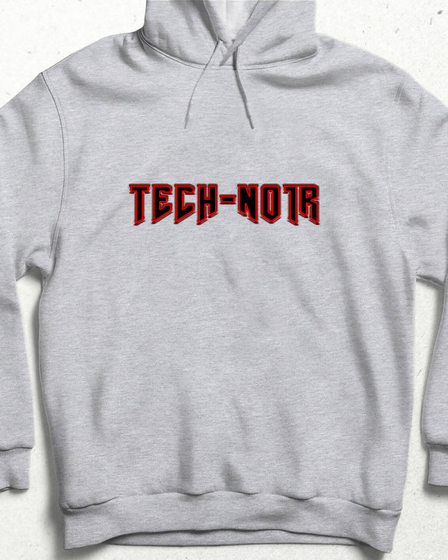 Tech-Noir Hooded Sweatshirt