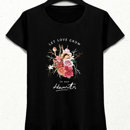 Let Love Grow Kadın Streetwear Tasarım - basmatik.com