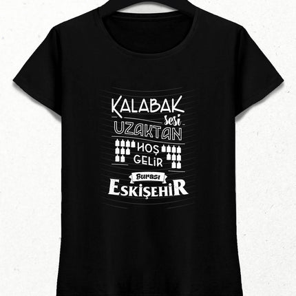 Burası Eskişehir - 4 / Kadın Tshirt - basmatik.com