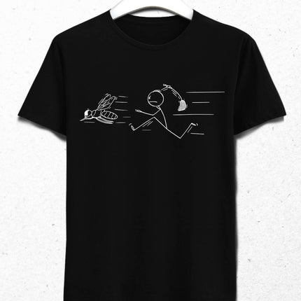 Sinek Kovalayan Erkek Tişört - basmatik.com