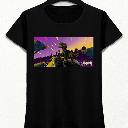 Marstan "Yolun Sonu" Tişört - Kadın - (Siyah/Gri/Beyaz)