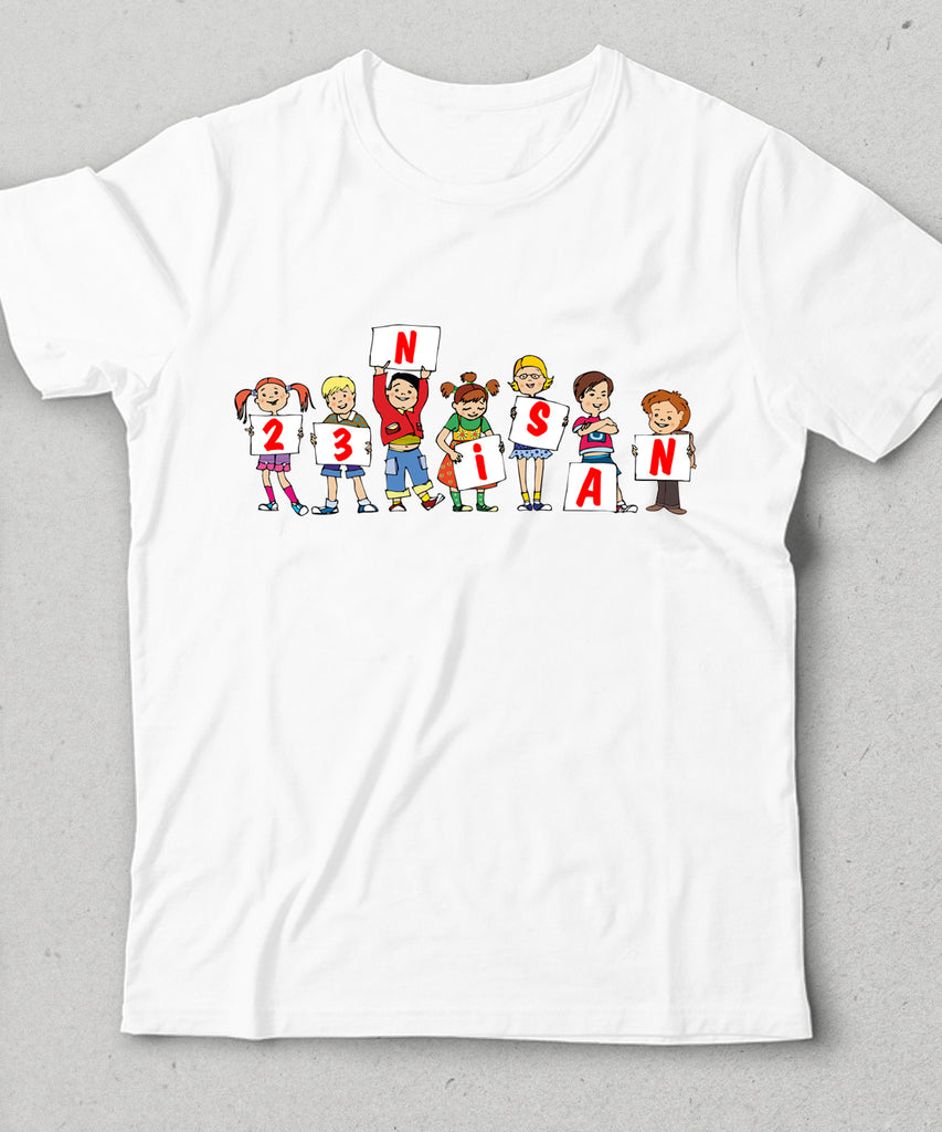 23 nisan pankartlı çocuk tişört - basmatik.com